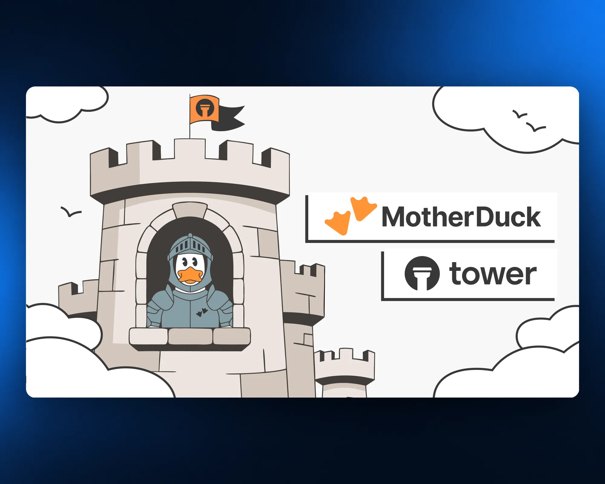 Tower joins MotherDuck to close the AI powered data loop